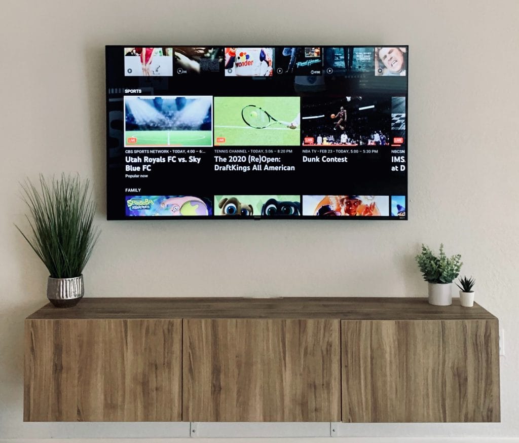 Stylish living area featuring a modern TV setup, sleek furniture, and minimal decor for a clean, relaxing atmosphere | Dream TDY